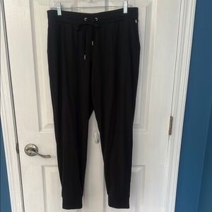 Lilly Pulitzer Black Jogger Sweatpants with Elastic Waistband